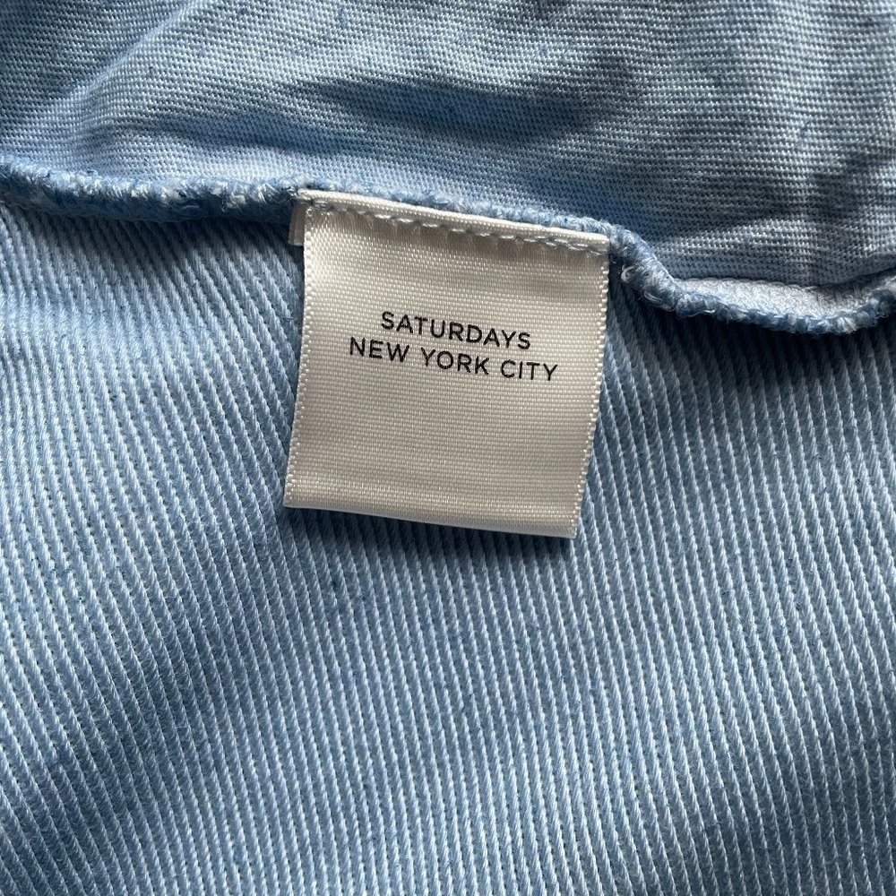 COPY - SATURDAYS NYC DYE FULL ZIP SWEATSHIRT SIZE M - Picture 10 of 11